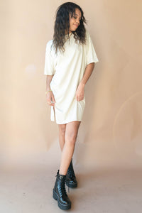 mode, jersey t-shirt dress