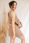 mode, sleeveless t-shirt dress