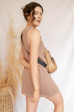 mode, sleeveless t-shirt dress