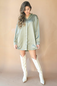 mode, abigail satin dress