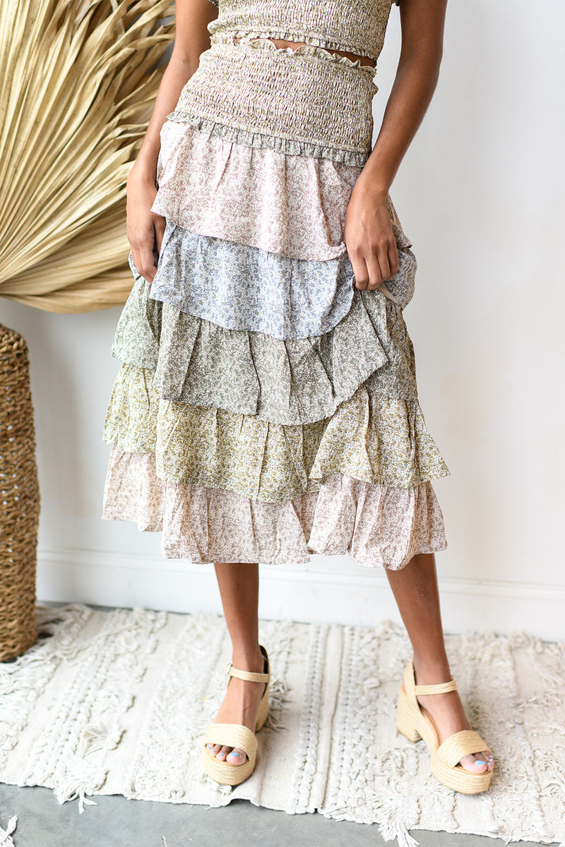 mode, happy tiers set (skirt)