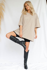 mode, boyfriend oversized tee