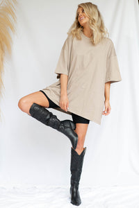 mode, boyfriend oversized tee