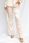 diamonds + champagne pants