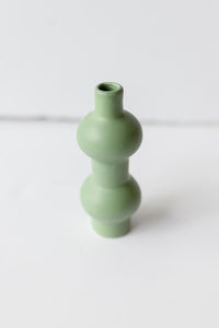 mode, green sister vases