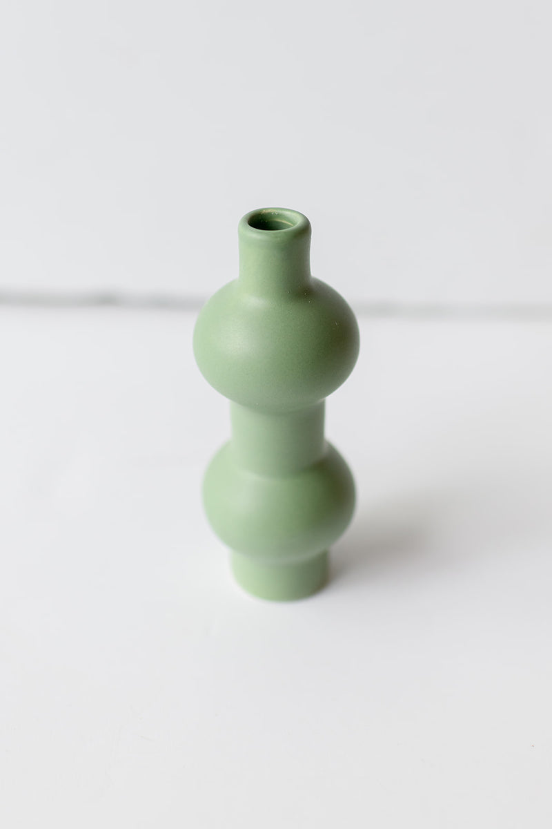 mode, green sister vases