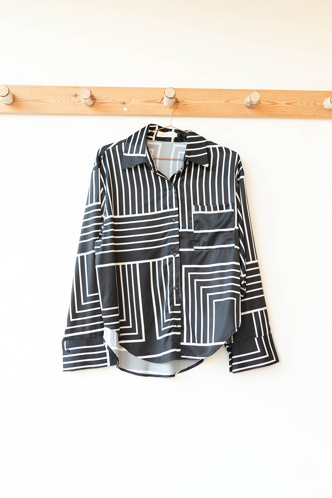 mode, keep it fresh printed blouse