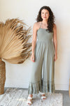 mode, wide leg jumpsuit