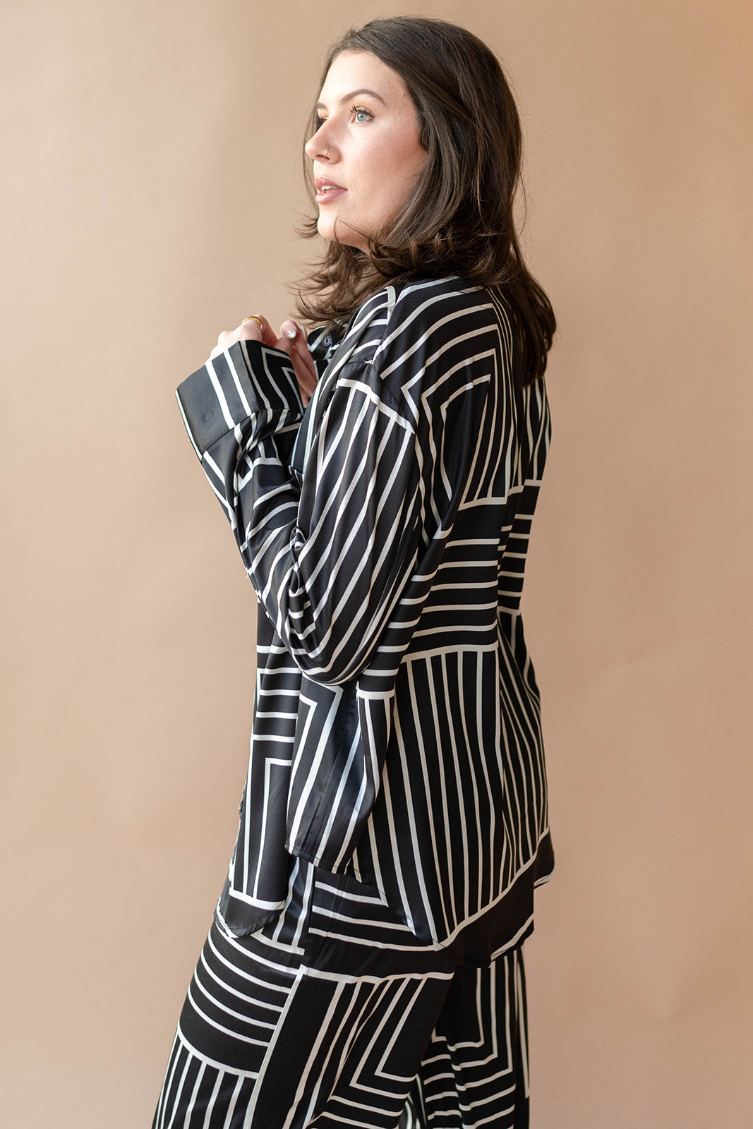 mode, keep it fresh printed blouse