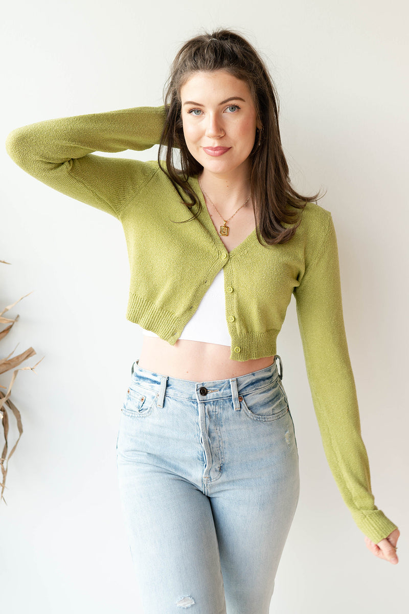 elisa crop sweater