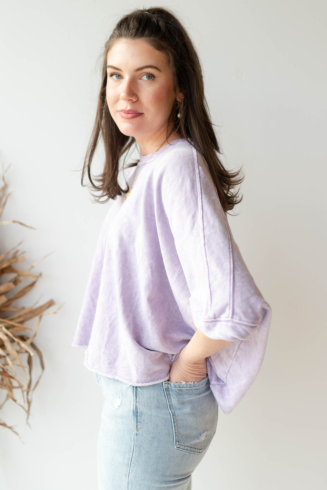 mode, vintage boxy top