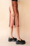 mode, alexa satin skirt