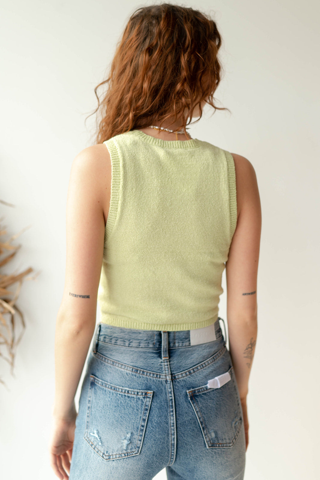 mode, tori sweater tank