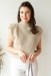 mode, sly padded sweater vest
