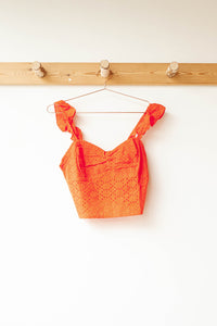 mode, hey, cowboy eyelet tank