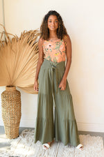 mode, tier wide pants