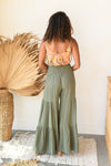mode, tier wide pants