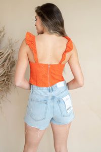 mode, hey, cowboy eyelet tank