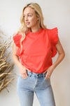 mode, flutter away blouse
