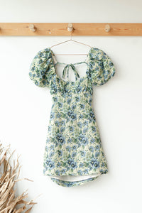 mode, mich floral dress