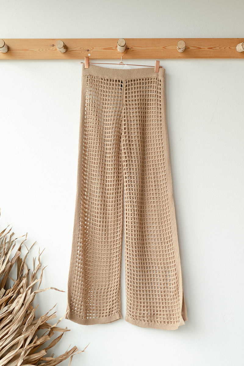 mode, knit crochet pants
