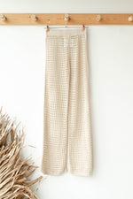 mode, knit crochet pants