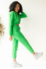 mode, treasure crop sweatshirt