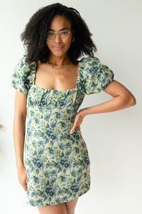 mode, mich floral dress