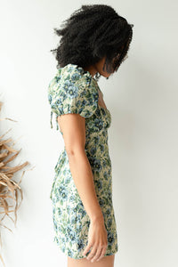 mode, mich floral dress