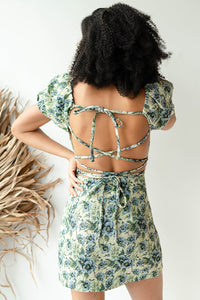 mode, mich floral dress