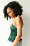 mode, skyla peplum top
