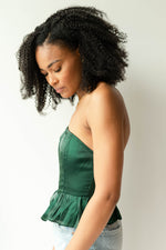 mode, skyla peplum top