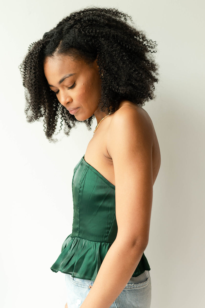mode, skyla peplum top