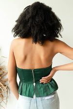 mode, skyla peplum top