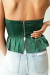 mode, skyla peplum top