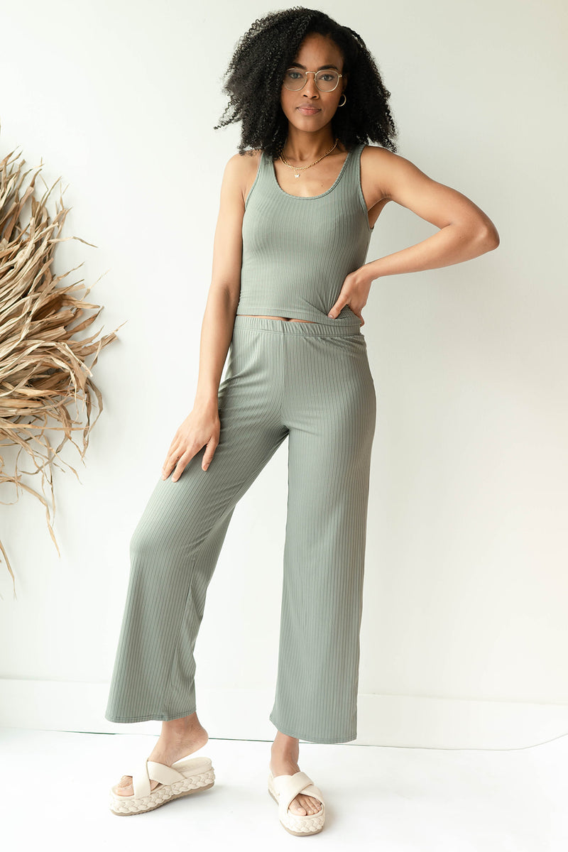 clover wide leg pant