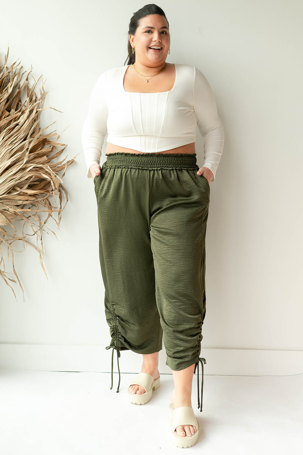 mode, gwen satin pants