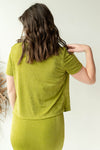 mode, kiwi collared button down