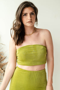 mode, kiwi bandeau top