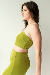 mode, kiwi bandeau top