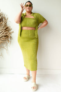 mode, kiwi maxi skirt