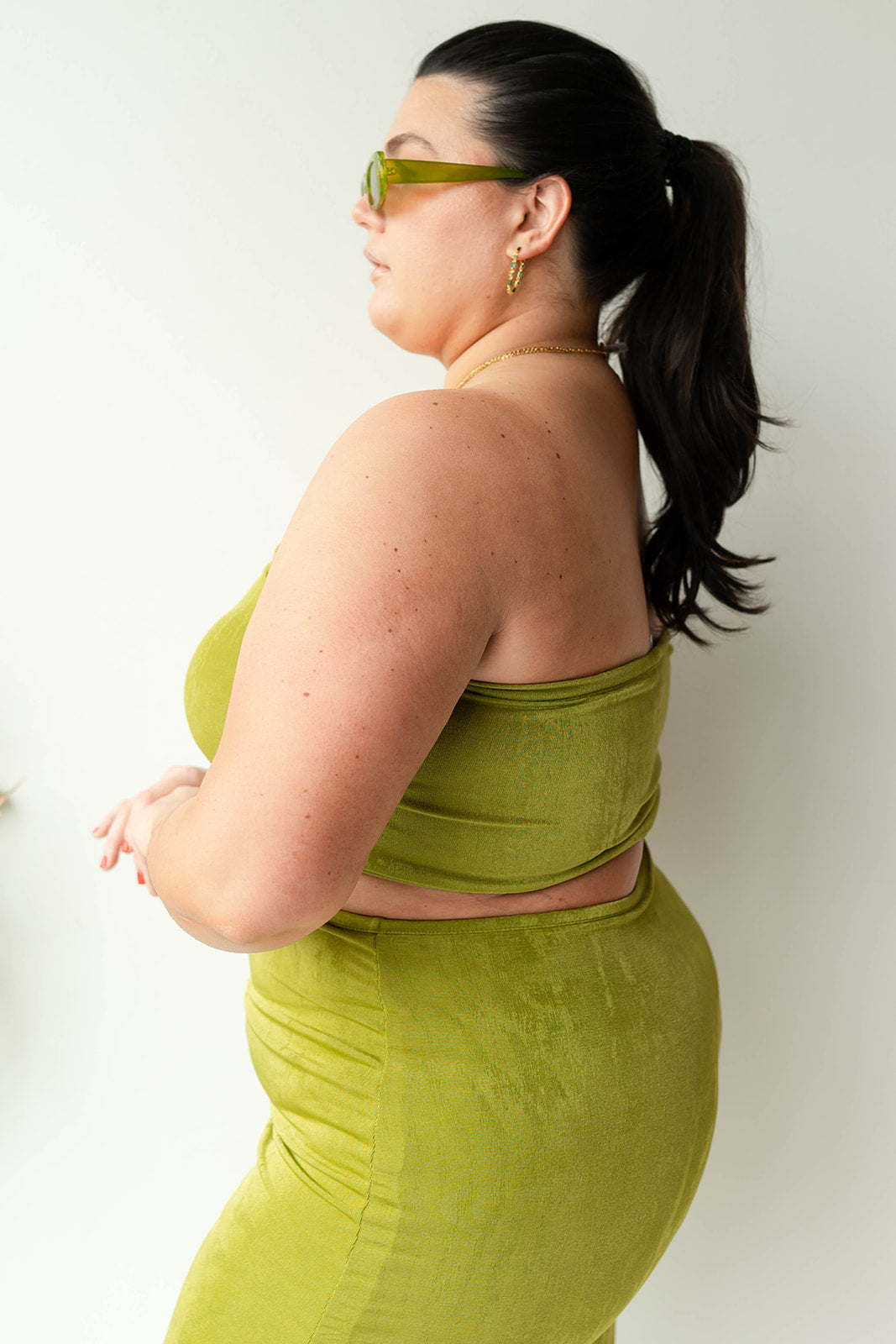 mode, kiwi bandeau top