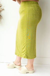 mode, kiwi maxi skirt