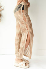 mode, knit crochet pants