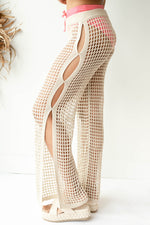 mode, knit crochet pants
