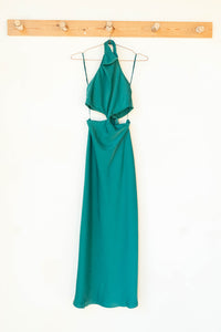 mode, zariah satin midi dress