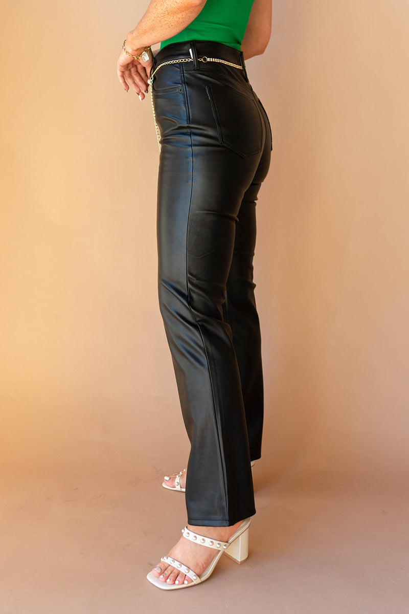 cassie vegan leather pants