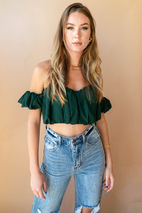 mode, clover chiffon top