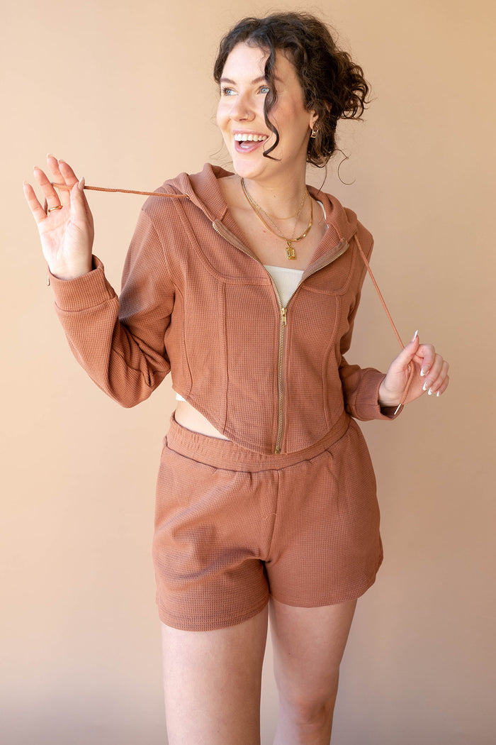 mode, luna hooded jacket
