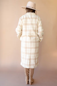 mode, camila plaid coat